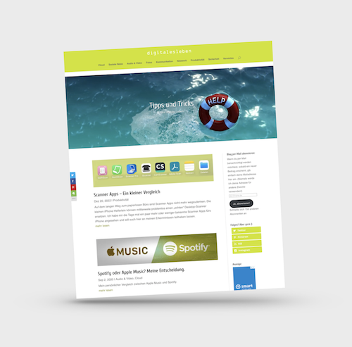 digitalesleben.info – Screenshot